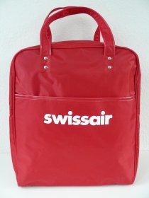 Original-Swissair-Tasche rot